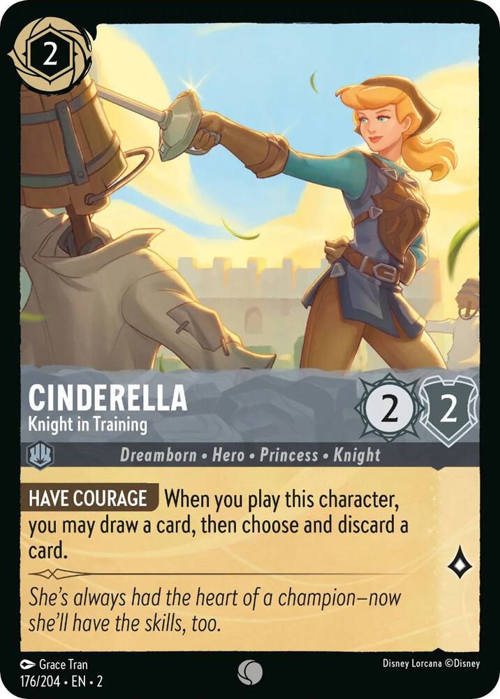 Cinderella - Knight in Training (176/204) [Rise of the Floodborn] | Jack's On Queen
