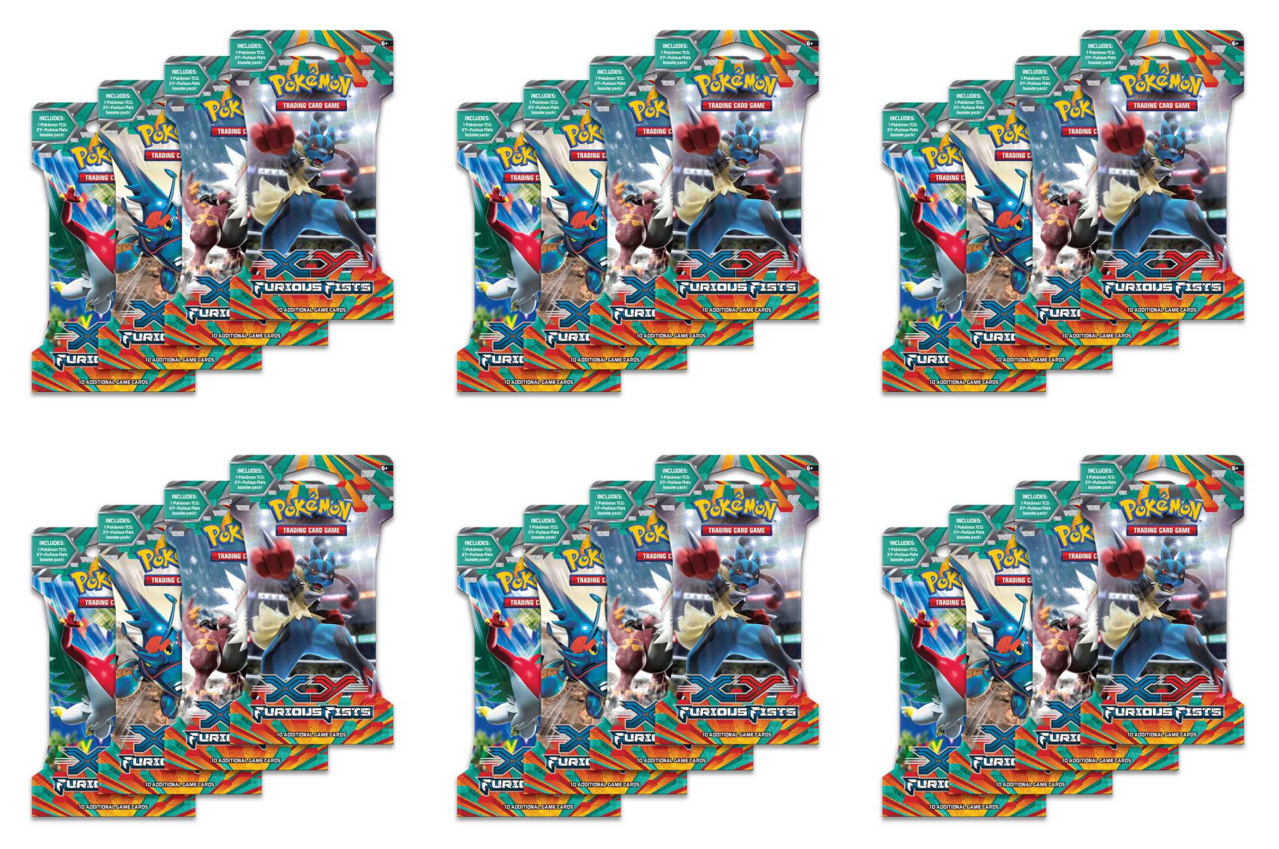 XY: Furious Fists - Sleeved Booster Pack Case | Jack's On Queen