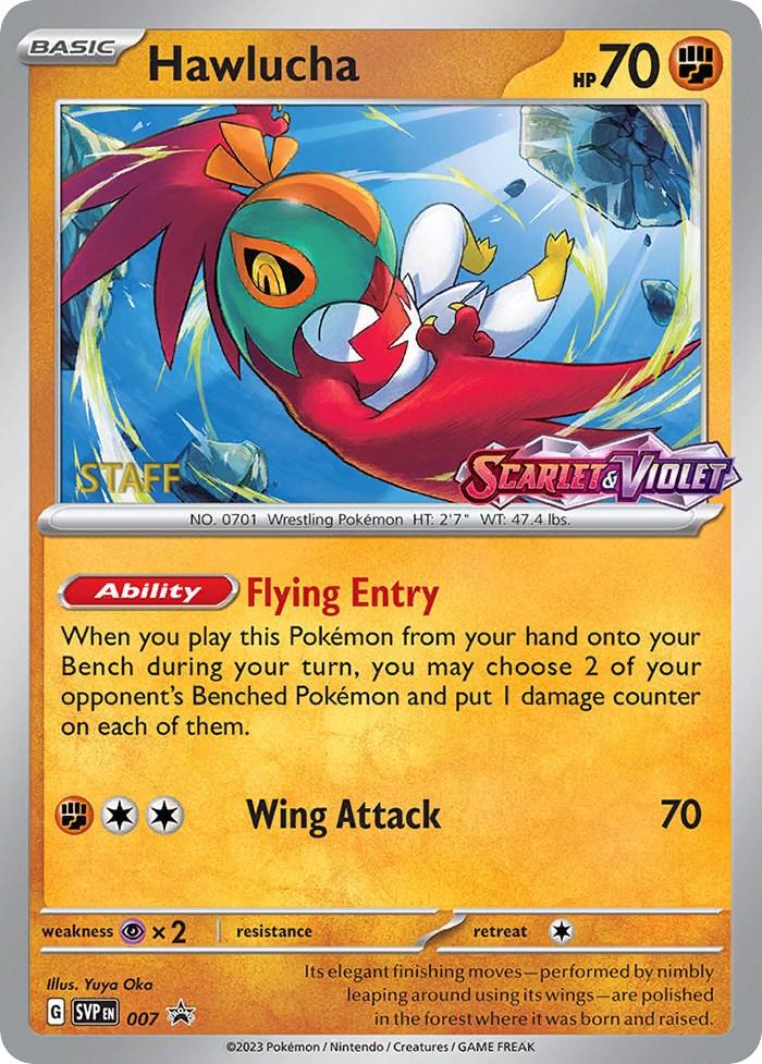 Hawlucha (007) [Staff] [Scarlet & Violet 151] | Jack's On Queen