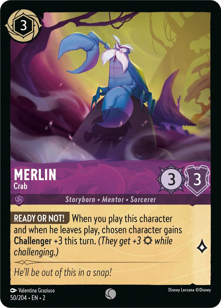 Merlin - Crab (50/204) [Rise of the Floodborn] | Jack's On Queen