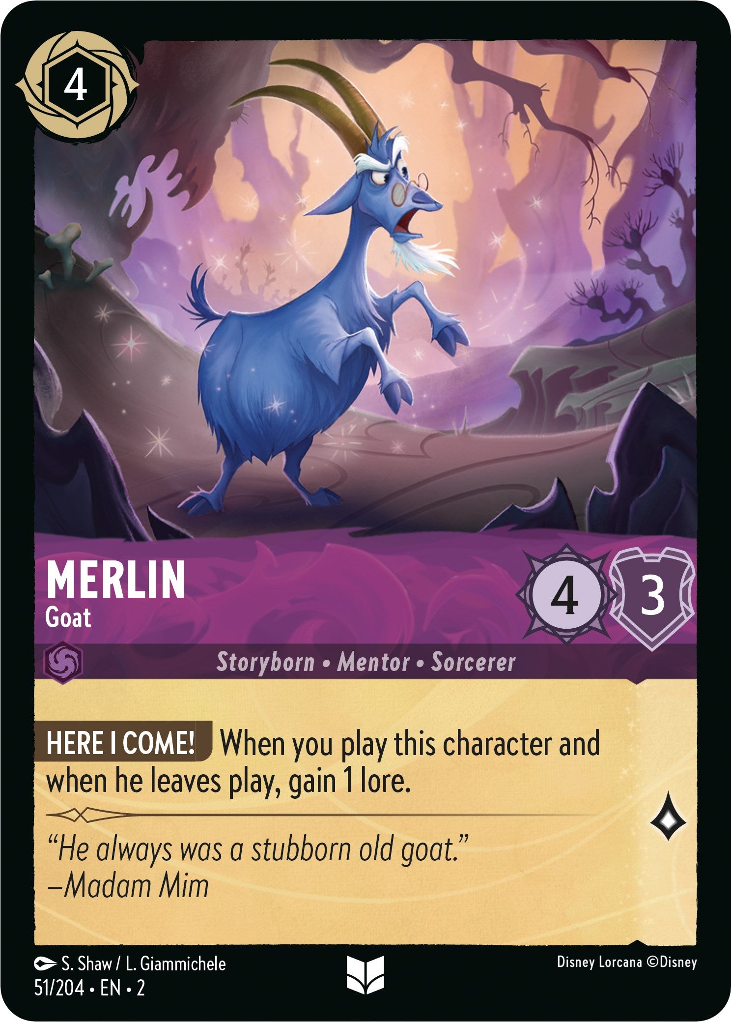 Merlin - Goat (51/204) [Rise of the Floodborn] | Jack's On Queen