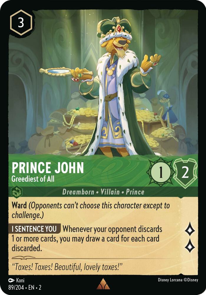Prince John - Greediest of All (89/204) [Rise of the Floodborn] | Jack's On Queen