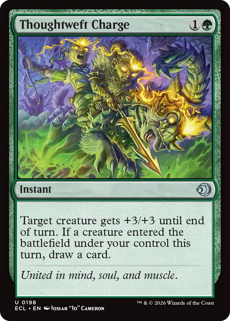 Thoughtweft Charge [Lorwyn Eclipsed] | Jack's On Queen