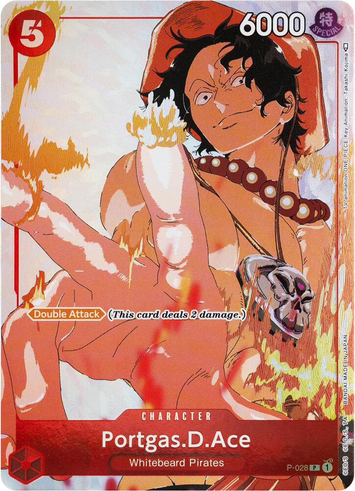 Portgas.D.Ace (Gift Collection 2023) (P-028) [One Piece Promotion Cards] | Jack's On Queen