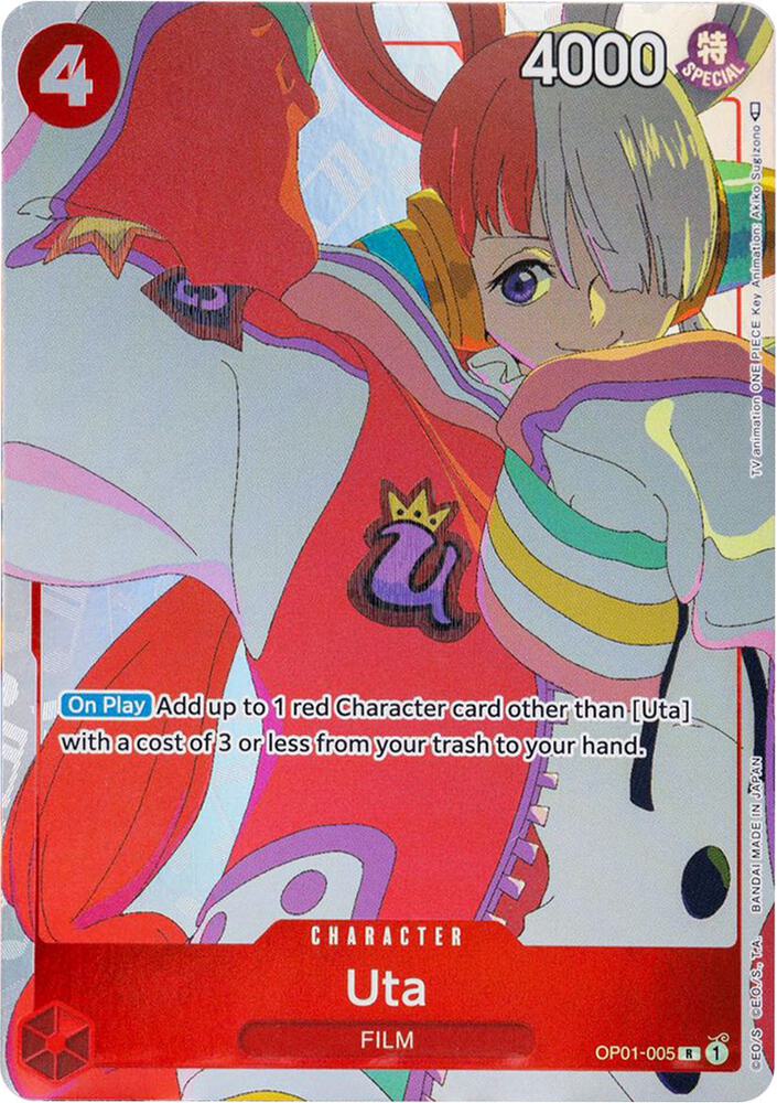 Uta (Gift Collection 2023) (OP01-005) [One Piece Promotion Cards] | Jack's On Queen