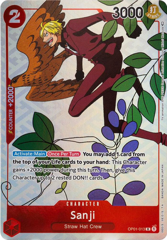 Sanji (Gift Collection 2023) (OP01-013) [One Piece Promotion Cards] | Jack's On Queen
