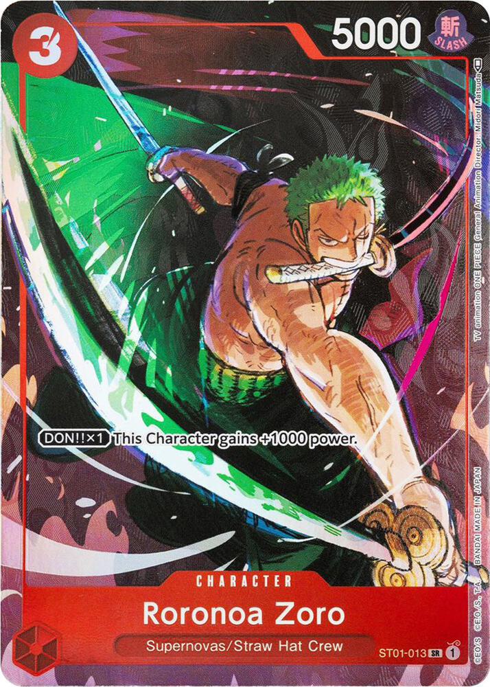 Roronoa Zoro (Gift Collection 2023) (ST01-013) [One Piece Promotion Cards] | Jack's On Queen