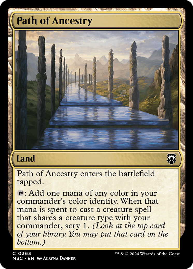 Path of Ancestry (Ripple Foil) [Modern Horizons 3 Commander] | Jack's On Queen