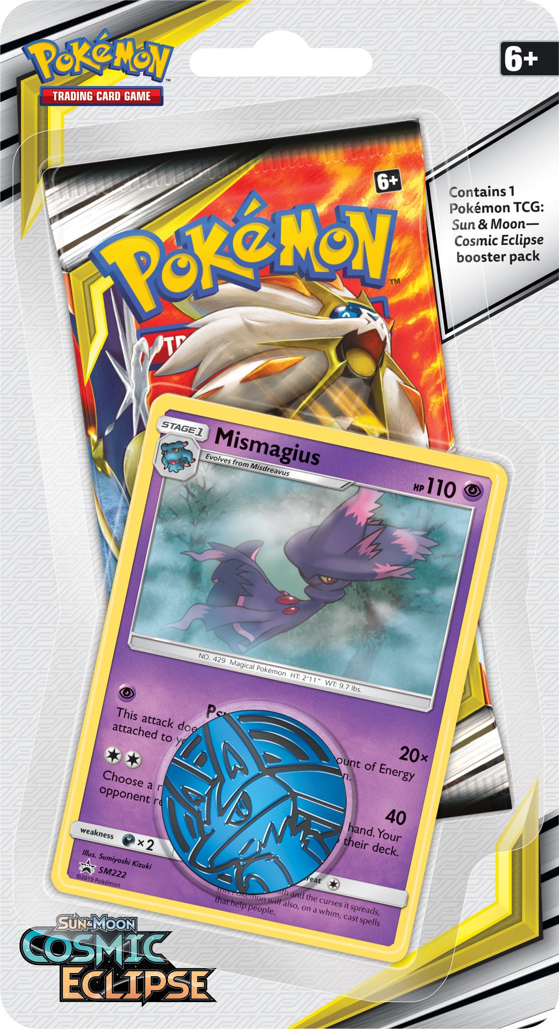 Sun & Moon: Cosmic Eclipse - Single Pack Blister (Mismagius) | Jack's On Queen
