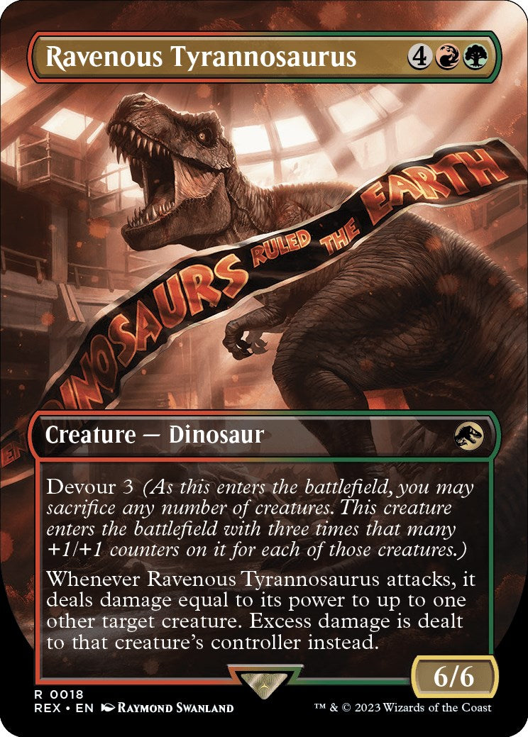 Ravenous Tyrannosaurus (Borderless) [Jurassic World Collection] | Jack's On Queen