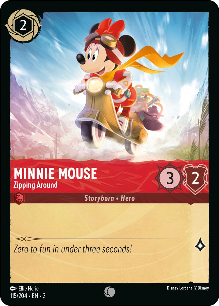 Minnie Mouse - Zipping Around (115/204) [Rise of the Floodborn] | Jack's On Queen