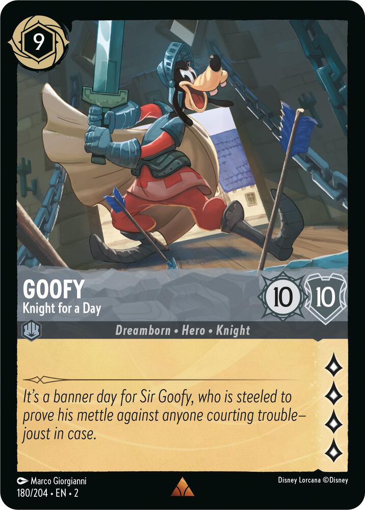 Goofy - Knight for a Day (180/204) [Rise of the Floodborn] | Jack's On Queen