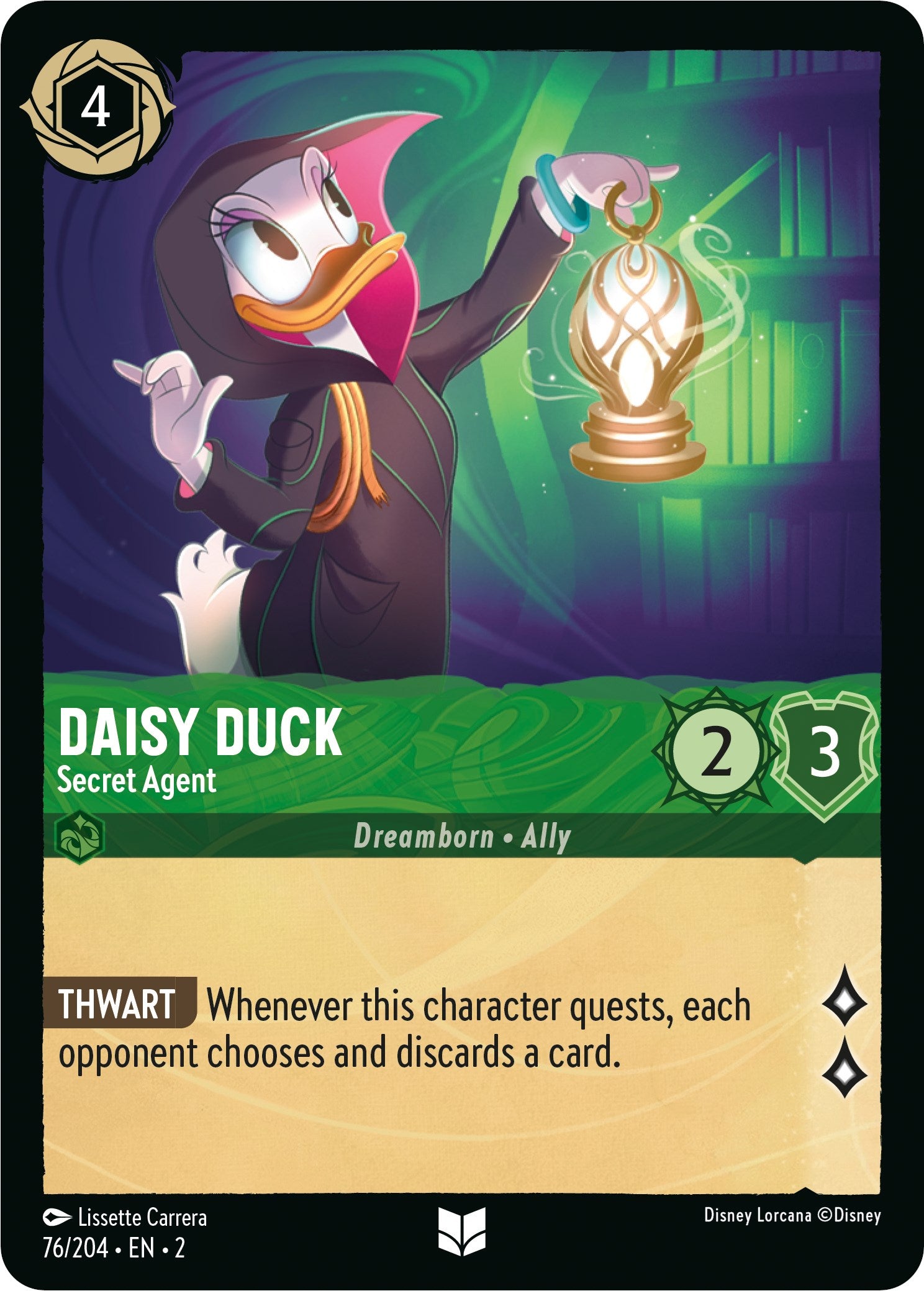 Daisy Duck - Secret Agent (76/204) [Rise of the Floodborn] | Jack's On Queen