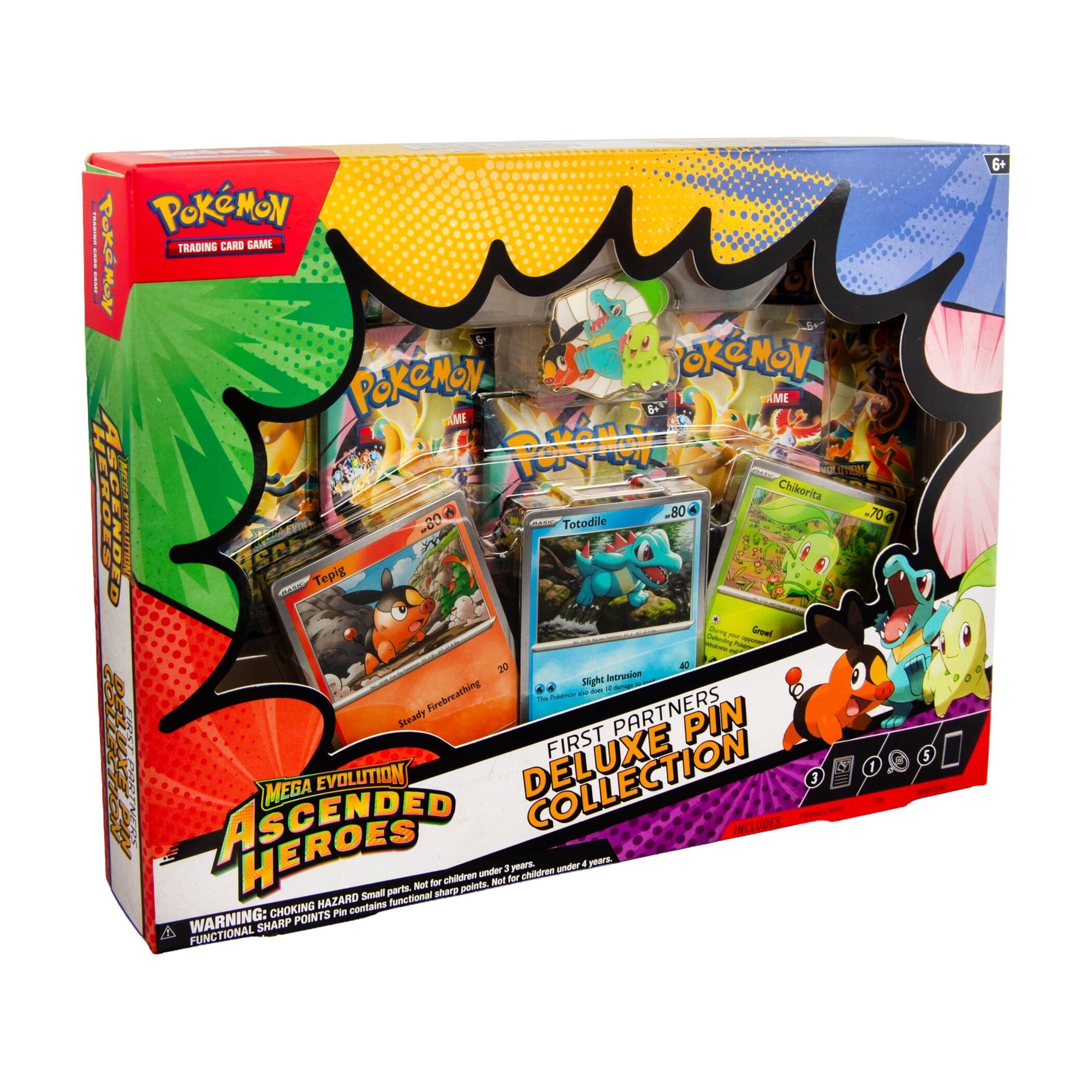 Mega Evolution: Ascended Heroes - First Partners Deluxe Pin Collection Case | Jack's On Queen
