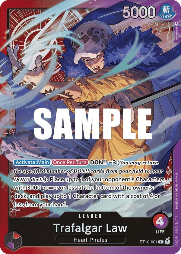 Trafalgar Law (001) (ST10-001) [Ultra Deck: The Three Captains] | Jack's On Queen