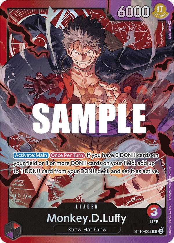 Monkey.D.Luffy (002) (ST10-002) [Ultra Deck: The Three Captains] | Jack's On Queen