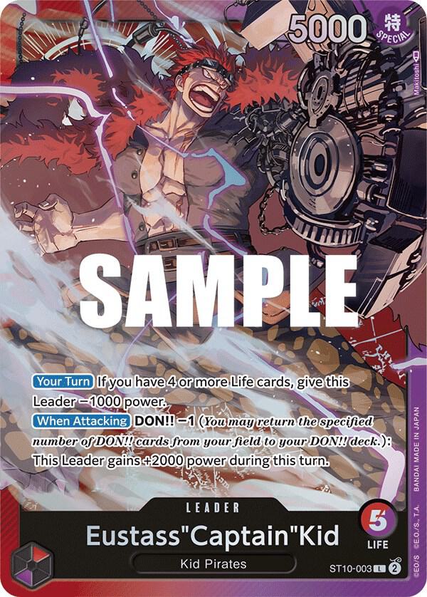 Eustass"Captain"Kid (003) (ST10-003) [Ultra Deck: The Three Captains] | Jack's On Queen
