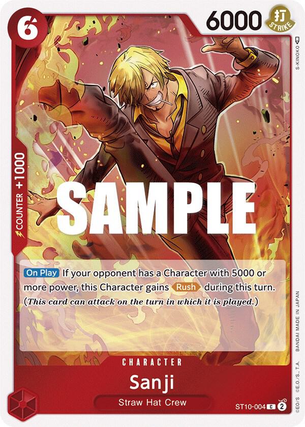 Sanji (ST10-004) [Ultra Deck: The Three Captains] | Jack's On Queen