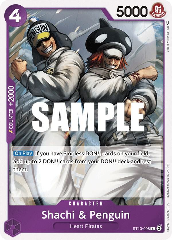Shachi & Penguin (ST10-008) [Ultra Deck: The Three Captains] | Jack's On Queen