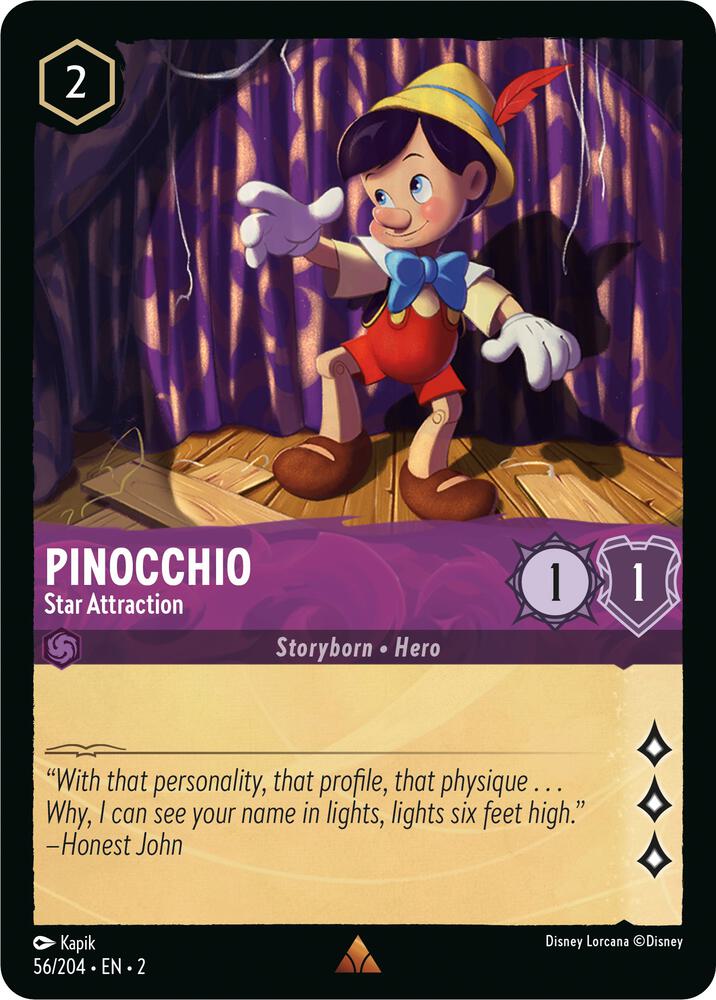 Pinocchio - Star Attraction (56/204) [Rise of the Floodborn] | Jack's On Queen