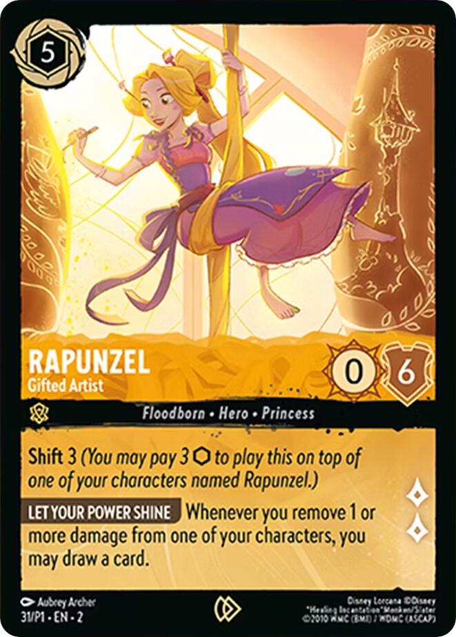 Rapunzel - Gifted Artist (31) [Disney Lorcana Promo Cards] | Jack's On Queen