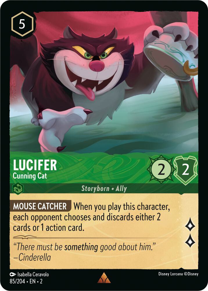 Lucifer - Cunning Cat (85/204) [Rise of the Floodborn] | Jack's On Queen