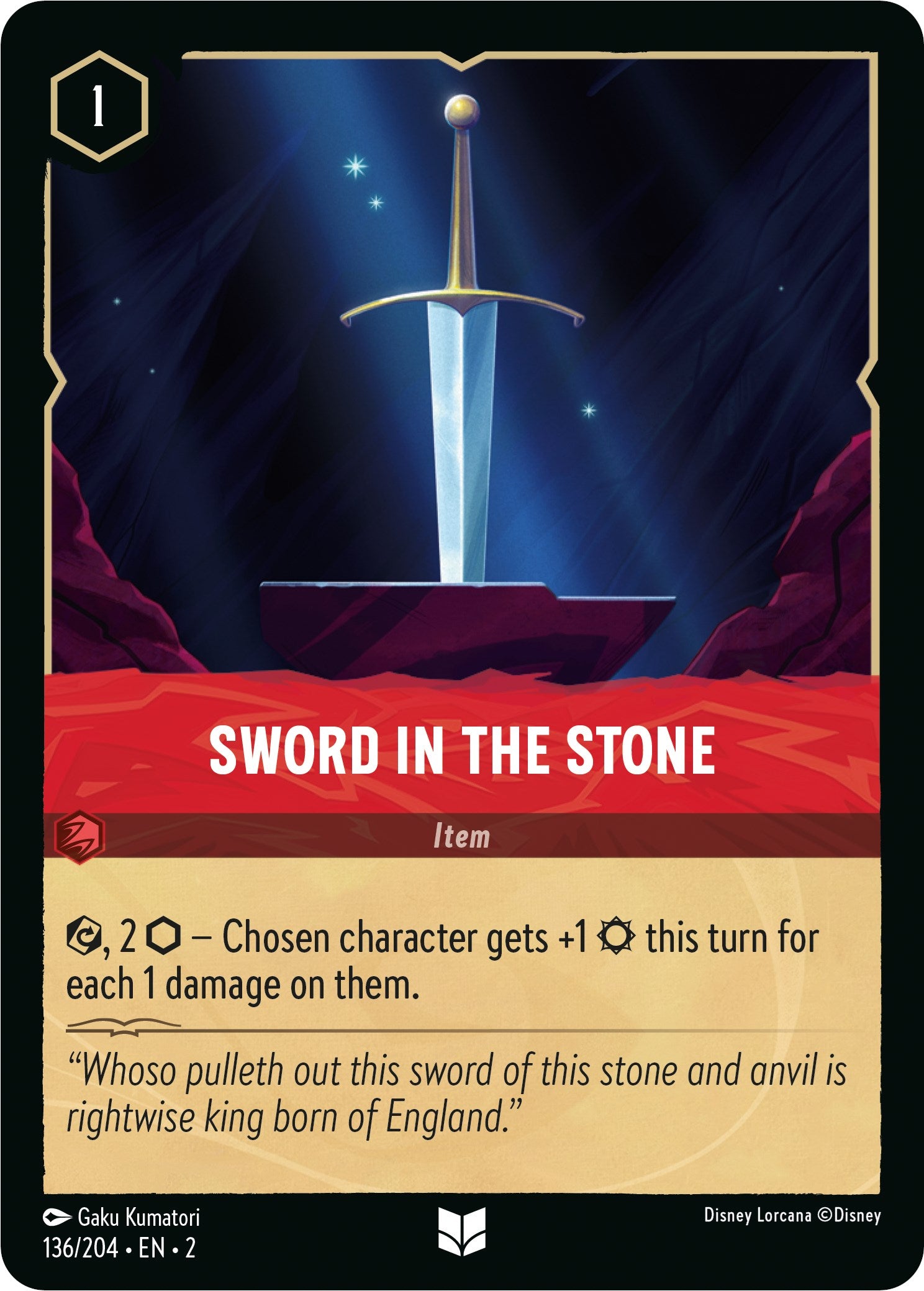 Sword in the Stone (136/204) [Rise of the Floodborn] | Jack's On Queen