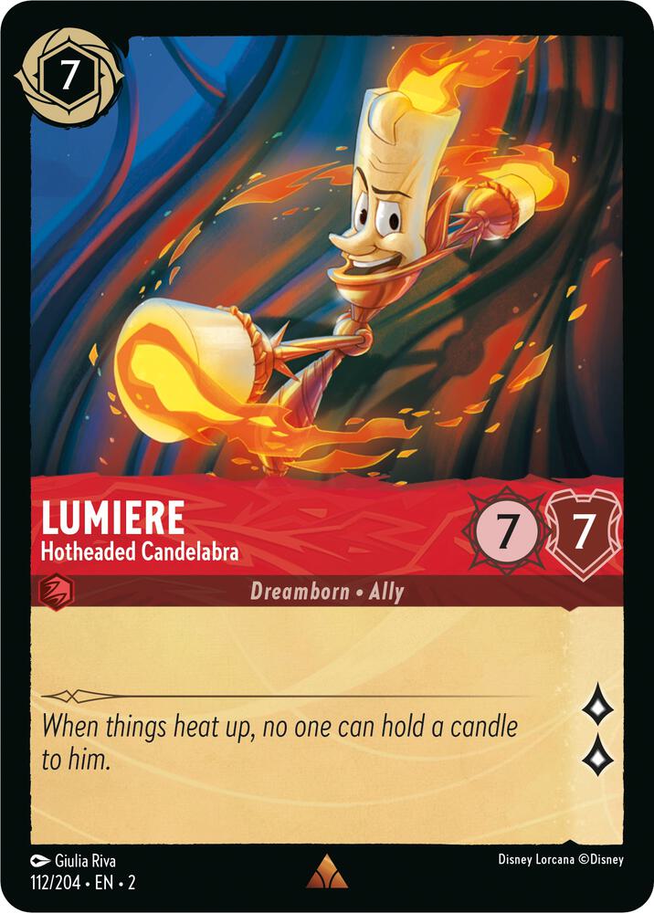 Lumiere - Hotheaded Candelabra (112/204) [Rise of the Floodborn] | Jack's On Queen