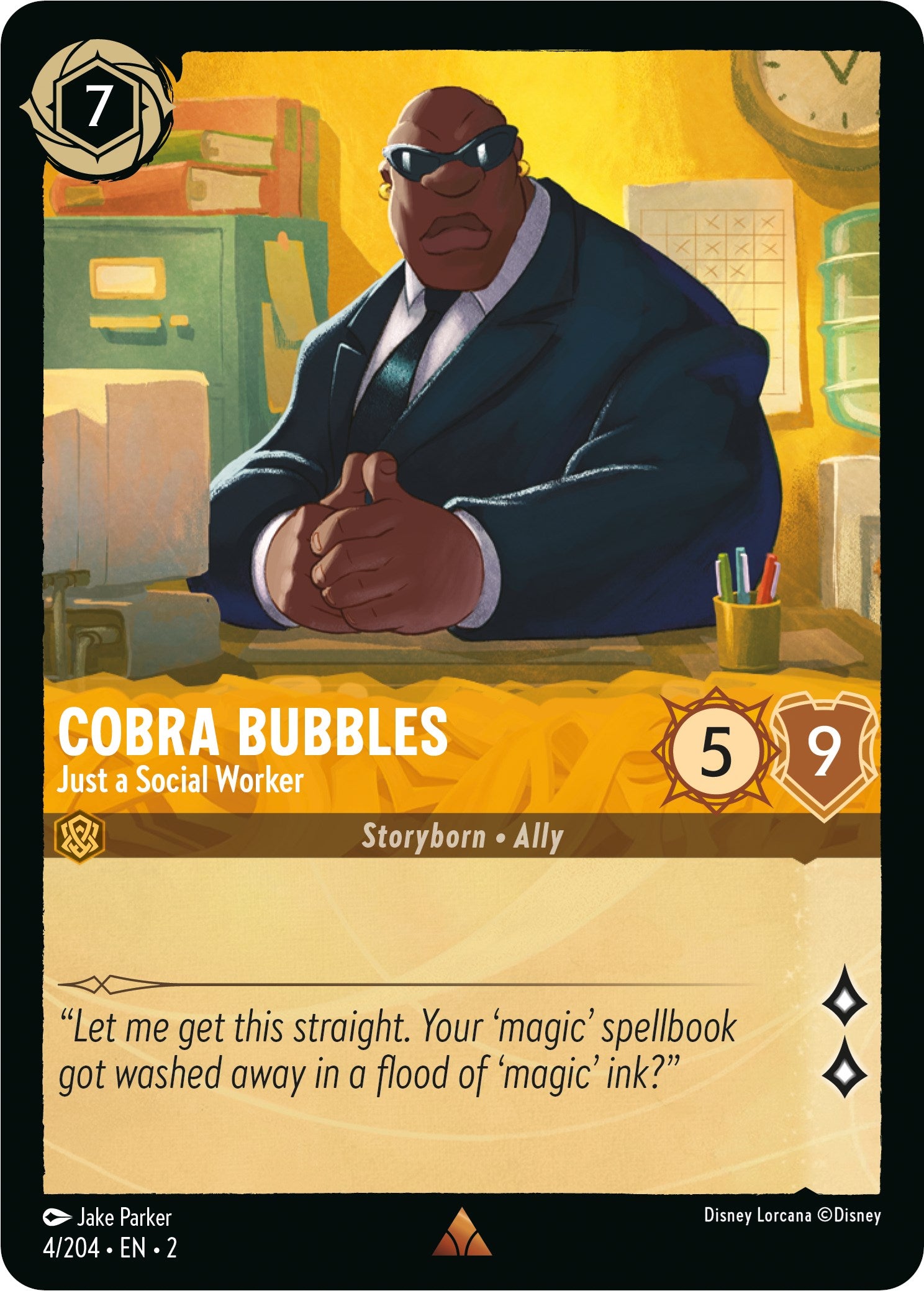 Cobra Bubbles - Just a Social Worker (4/204) [Rise of the Floodborn] | Jack's On Queen