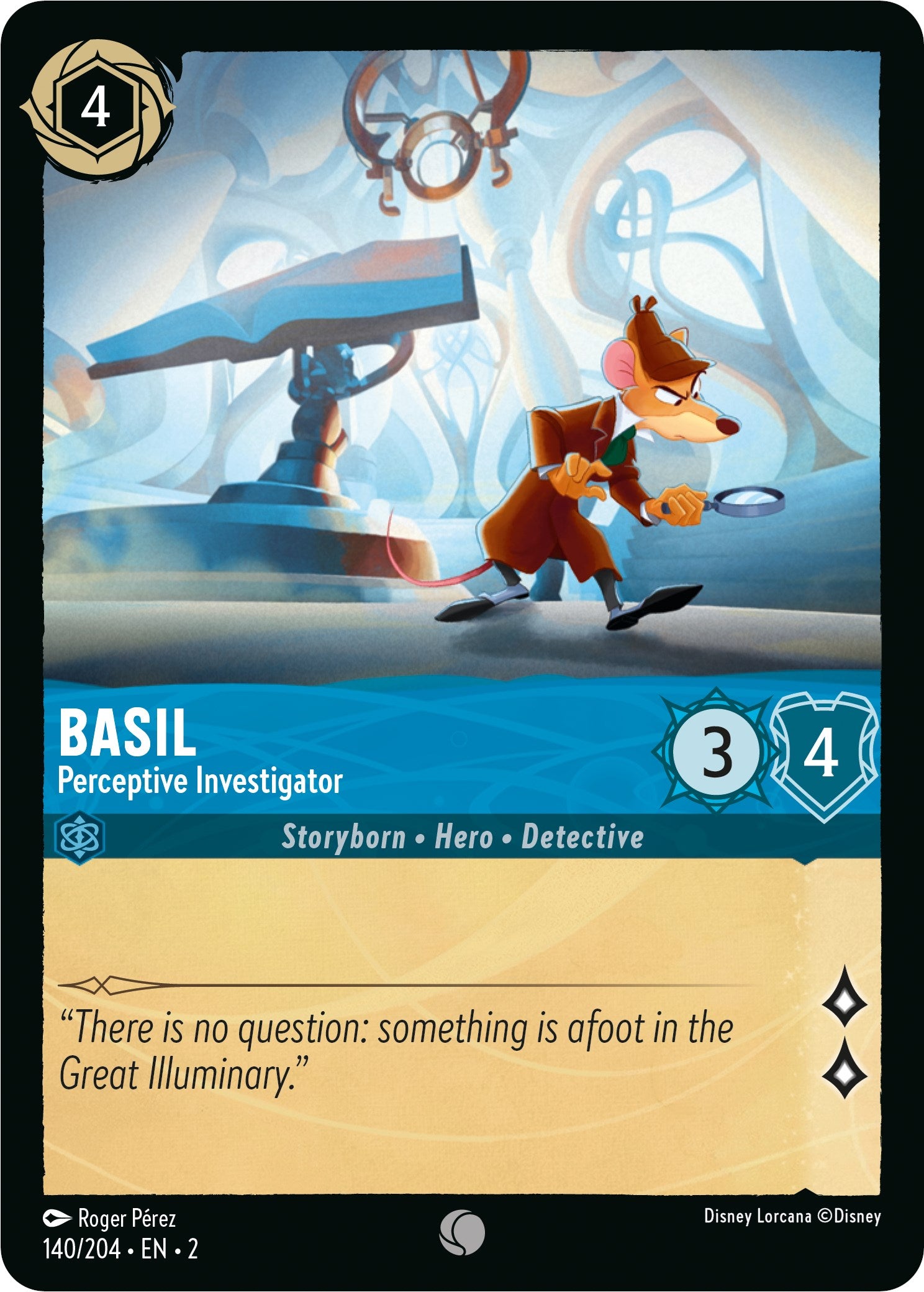 Basil - Perceptive Investigator (140/204) [Rise of the Floodborn] | Jack's On Queen