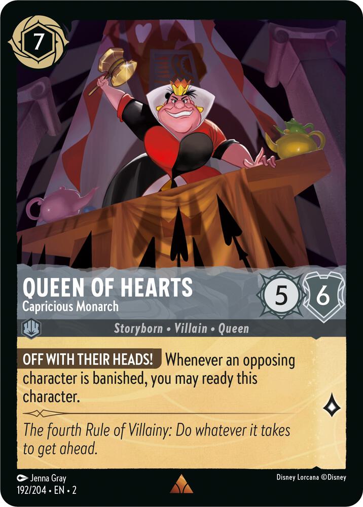 Queen of Hearts - Capricious Monarch (192/204) [Rise of the Floodborn] | Jack's On Queen