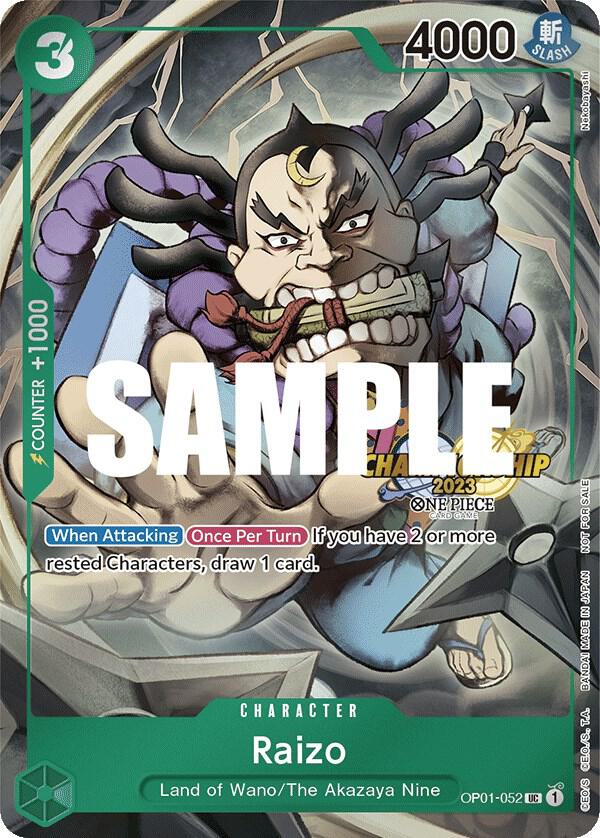 Raizo (CS 2023 Event Pack) (OP01-052) [One Piece Promotion Cards] | Jack's On Queen