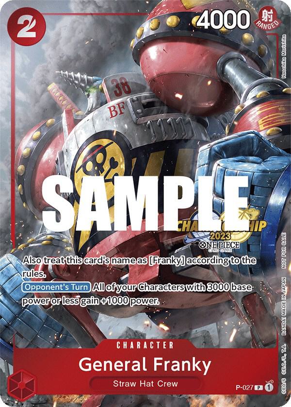 General Franky (CS 2023 Event Pack) (P-027) [One Piece Promotion Cards] | Jack's On Queen