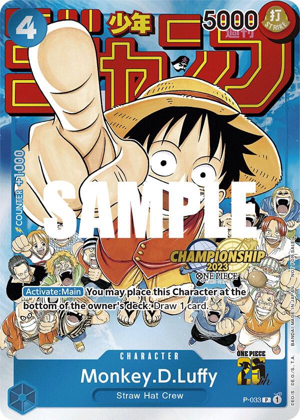 Monkey.D.Luffy (CS 2023 Event Pack) (P-033) [One Piece Promotion Cards] | Jack's On Queen