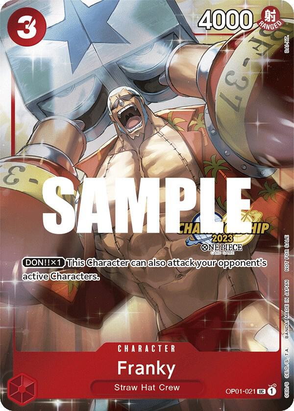 Franky (CS 2023 Celebration Pack) (OP01-021) [One Piece Promotion Cards] | Jack's On Queen