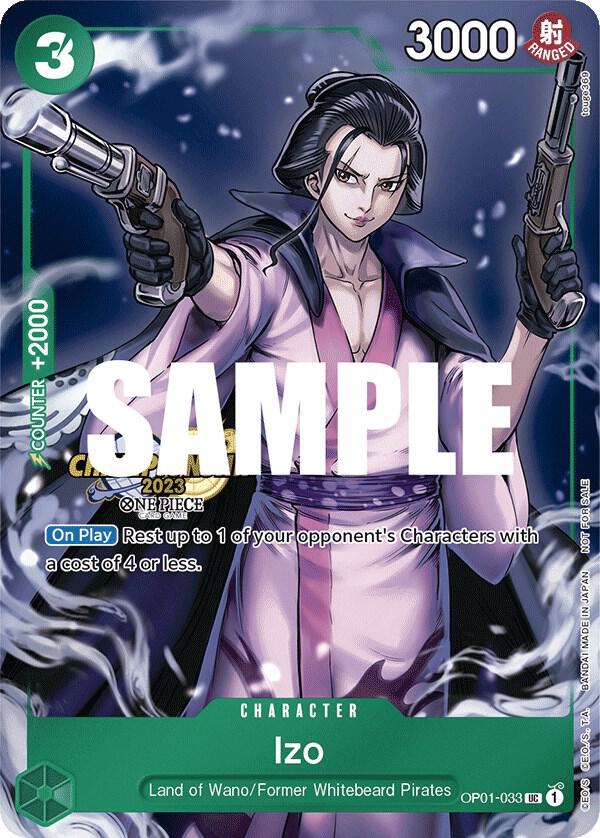 Izo (CS 2023 Celebration Pack) (OP01-033) [One Piece Promotion Cards] | Jack's On Queen