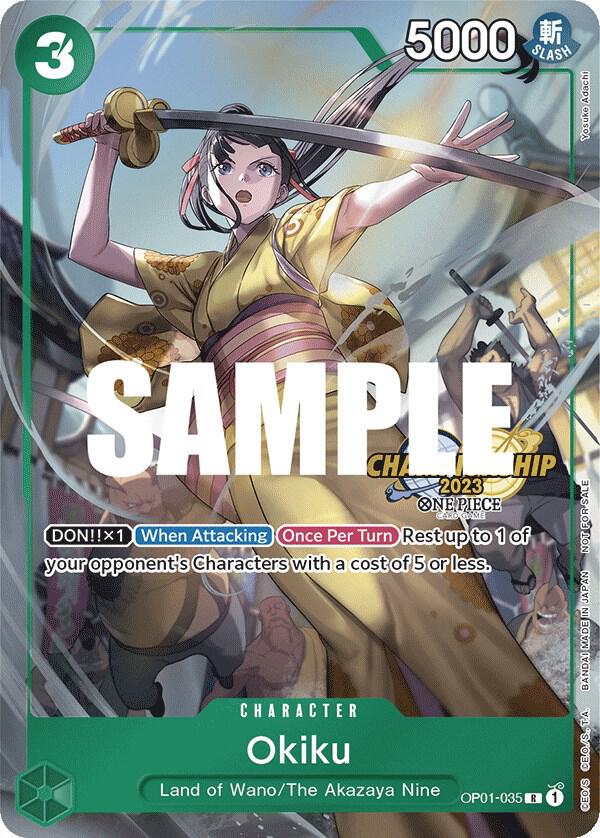 Okiku (CS 2023 Celebration Pack) (OP01-035) [One Piece Promotion Cards] | Jack's On Queen