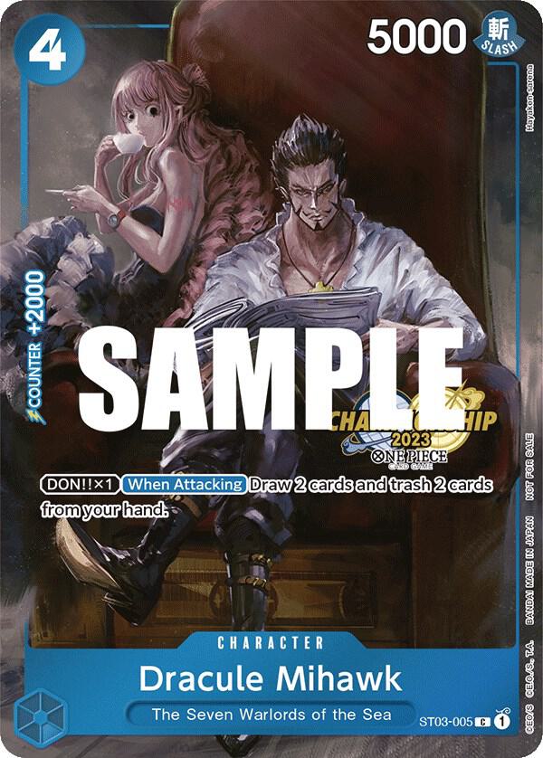 Dracule Mihawk (CS 2023 Celebration Pack) (ST03-005) [One Piece Promotion Cards] | Jack's On Queen