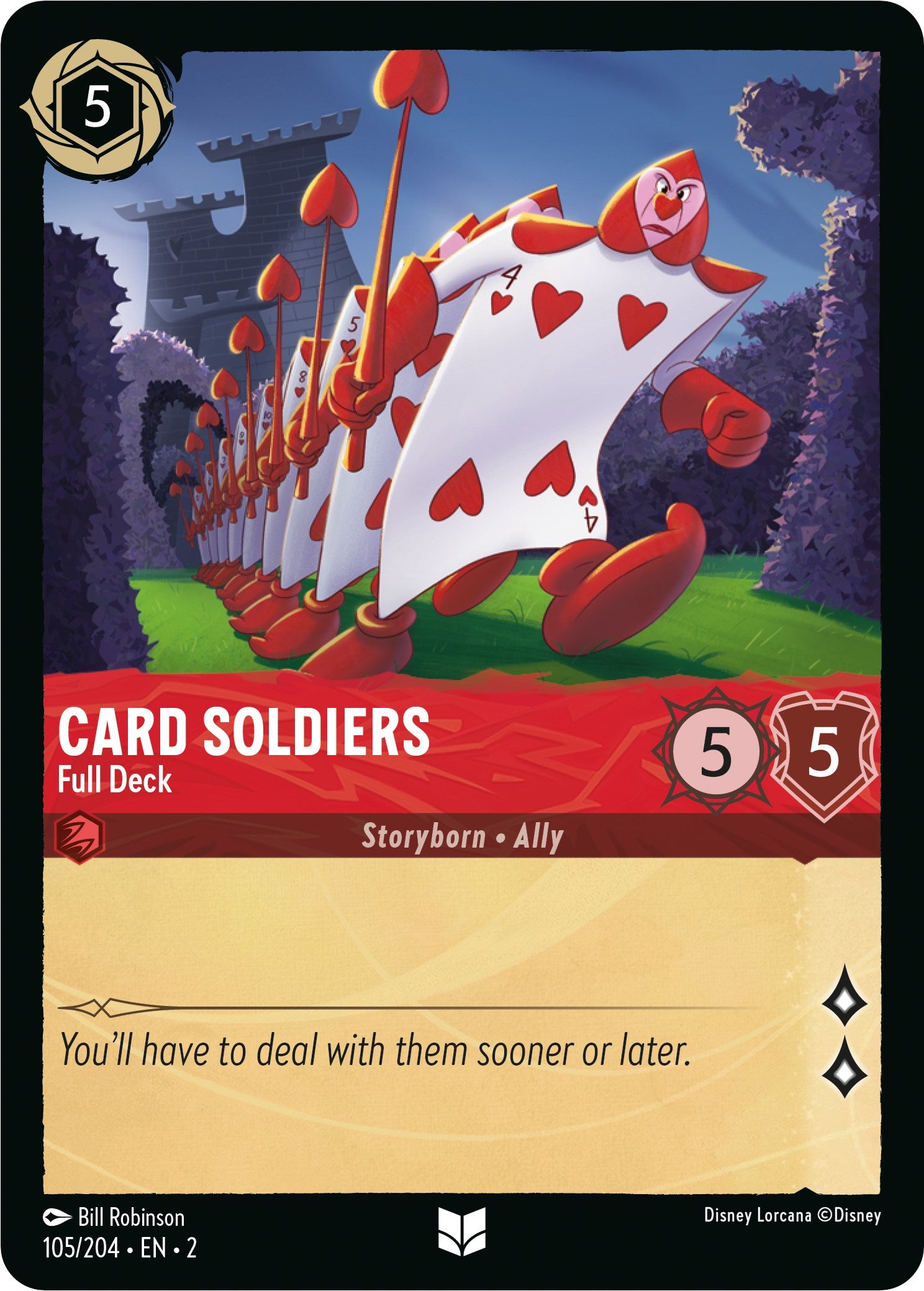 Card Soldiers - Full Deck (105/204) [Rise of the Floodborn] | Jack's On Queen