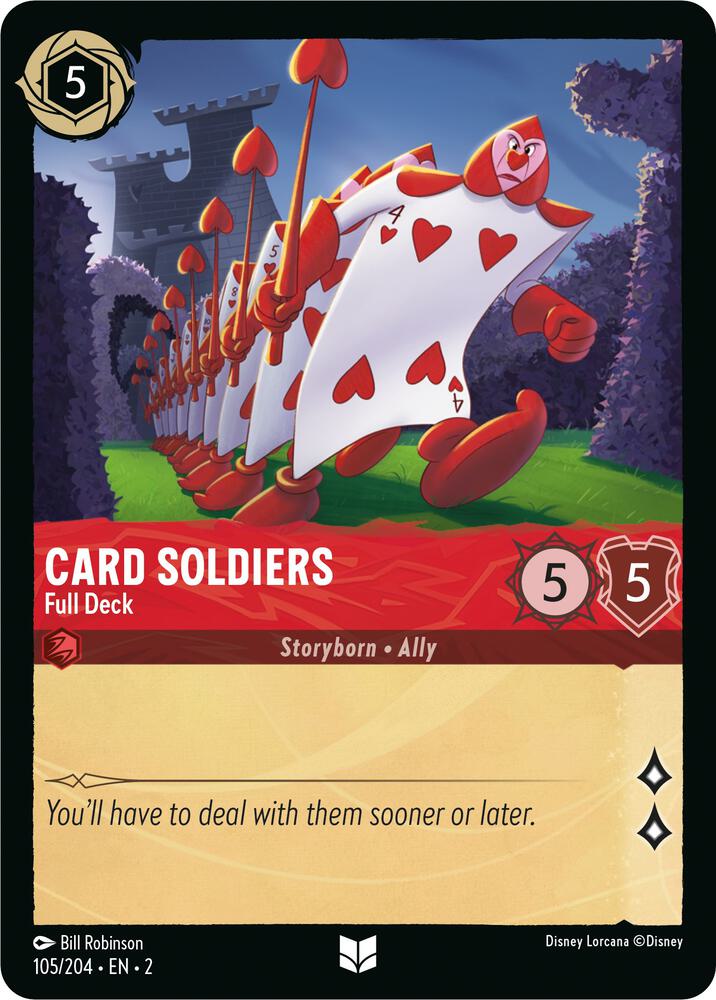 Card Soldiers - Full Deck (105/204) [Rise of the Floodborn] | Jack's On Queen