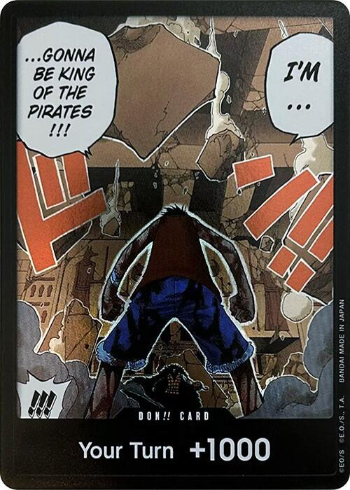 DON!! Card (Luffy vs. Crocodile) (Devil Fruits Collection Vol. 1) [One Piece Promotion Cards] | Jack's On Queen