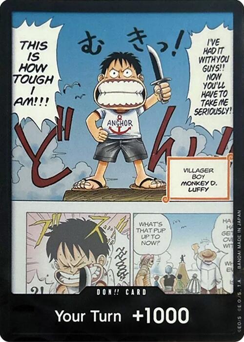 DON!! Card (Young Luffy) (Devil Fruits Collection Vol. 1) [One Piece Promotion Cards] | Jack's On Queen