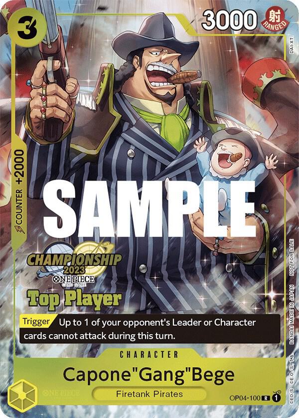 Capone"Gang"Bege (CS 2023 Top Players Pack) (OP04-100) [One Piece Promotion Cards] | Jack's On Queen