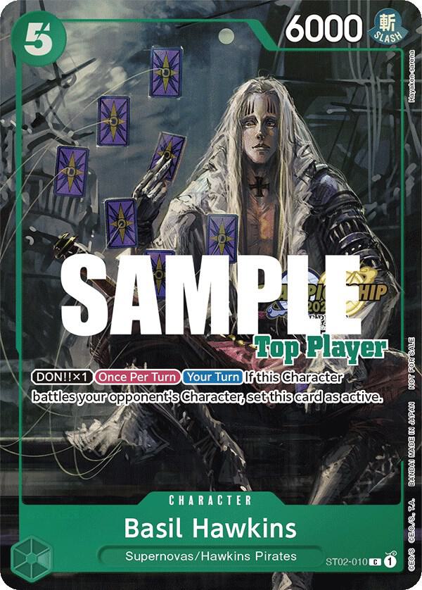 Basil Hawkins (CS 2023 Top Players Pack) (ST02-010) [One Piece Promotion Cards] | Jack's On Queen