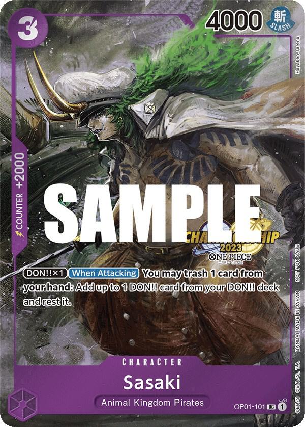 Sasaki (CS 2023 Event Pack Finalist Ver.) (OP01-101) [One Piece Promotion Cards] | Jack's On Queen