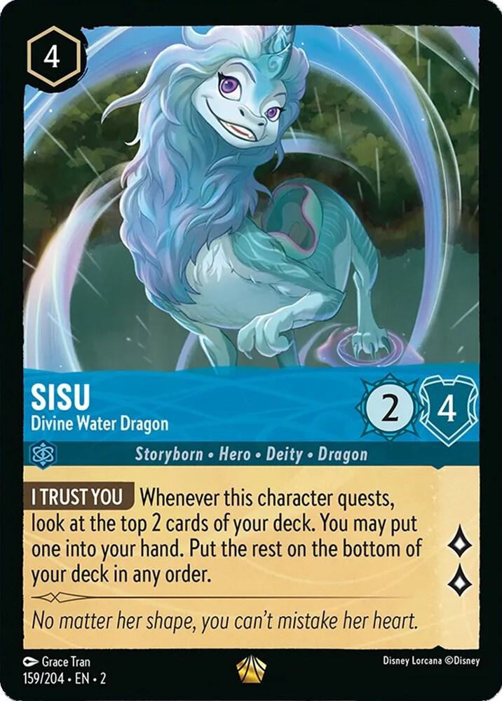 Sisu - Divine Water Dragon (159/204) [Rise of the Floodborn] | Jack's On Queen