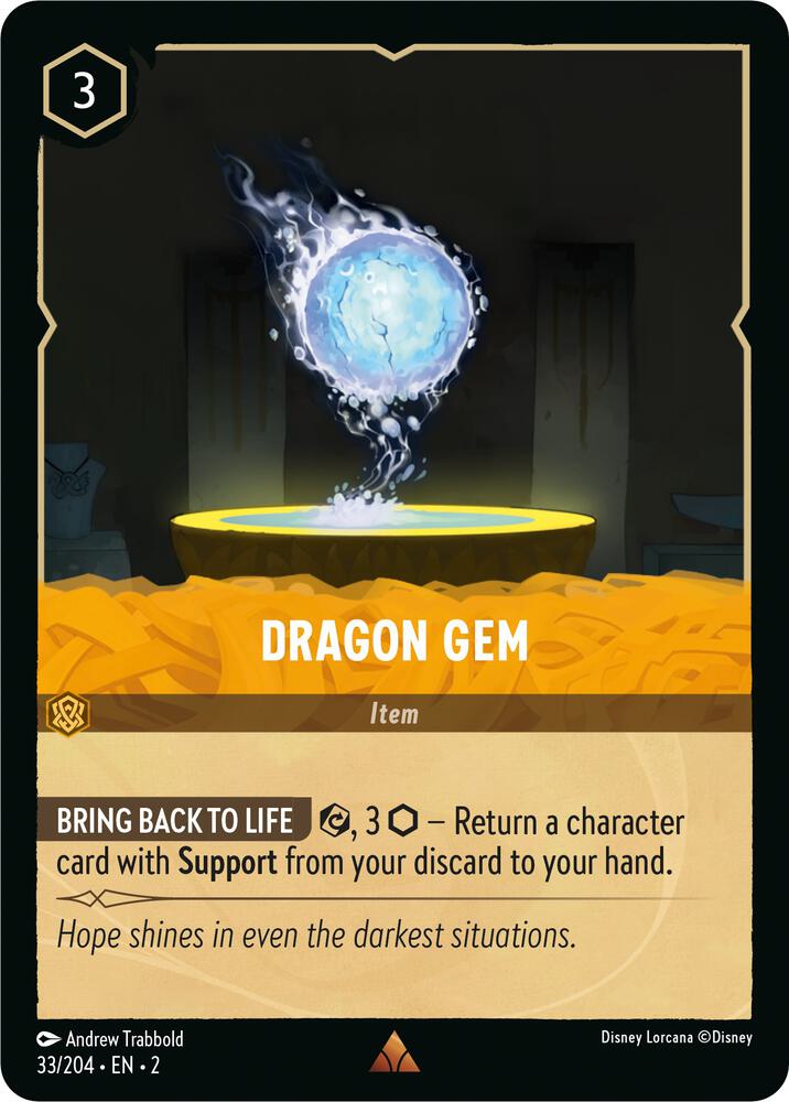 Dragon Gem (33/204) [Rise of the Floodborn] | Jack's On Queen