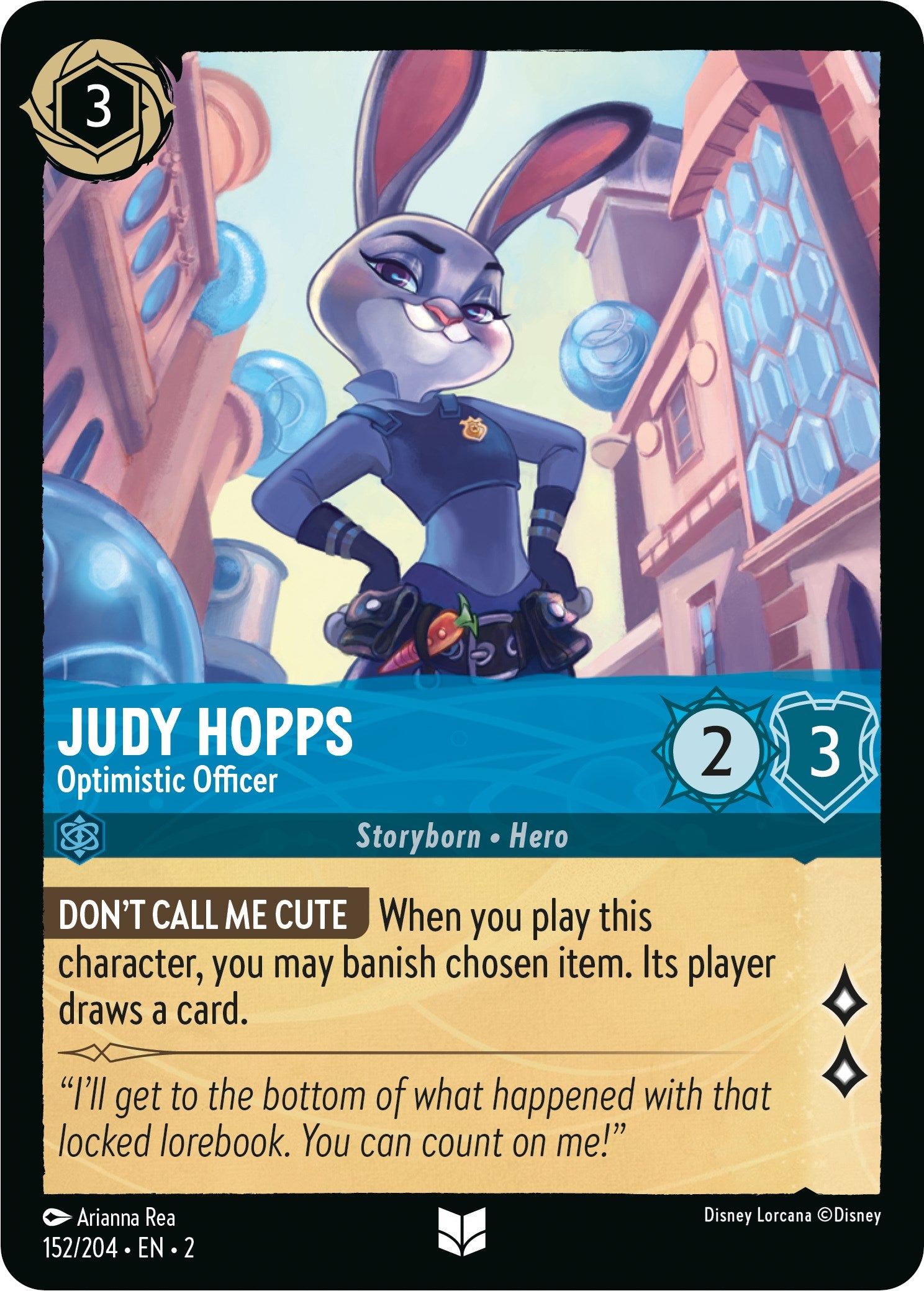 Judy Hopps - Optimistic Officer (152/204) [Rise of the Floodborn] | Jack's On Queen