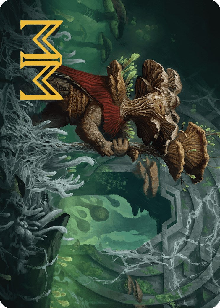 Tendril of the Mycotyrant Art Card (Gold-Stamped Signature) [The Lost Caverns of Ixalan Art Series] | Jack's On Queen