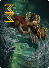 Tendril of the Mycotyrant Art Card (Gold-Stamped Signature) [The Lost Caverns of Ixalan Art Series] | Jack's On Queen